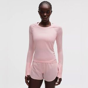 Swiftly Tech Long Sleeve Top in Light Pink